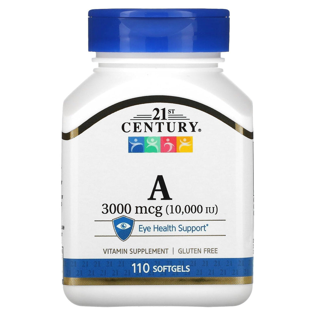 21st Century A 10, 000 I.U. Softgels, 110 Count