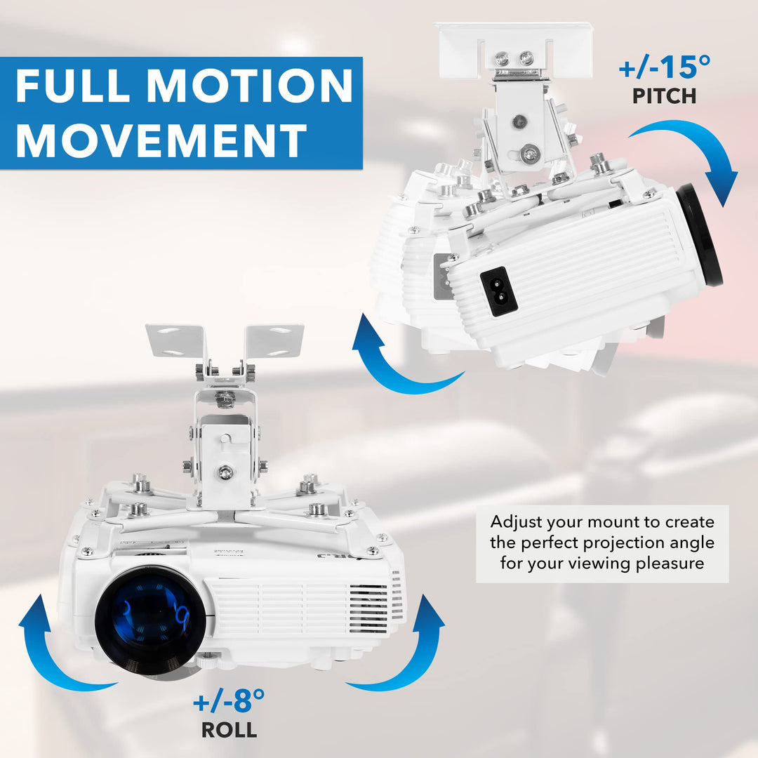 Mount-It! Wall or Ceiling Projector Mount with Universa