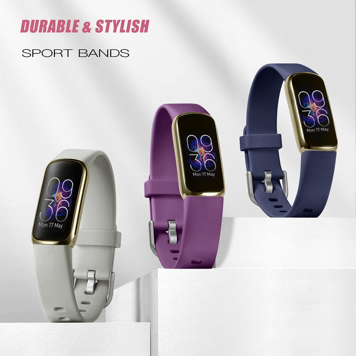 Maledan 6 Pack Bands Compatible with Fitbit Luxe Bands,