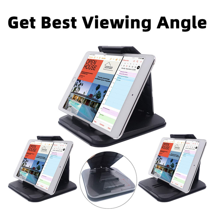 Dashboard GPS Mount Holder - Universal Dashbaord Phone Tablet PC Navigation Holder for Garmin Nuvi iPhone iPad Galaxy Yoga Android Fits 4.3-9.6 GPS &amp; Smartphone Friction Mount Holder