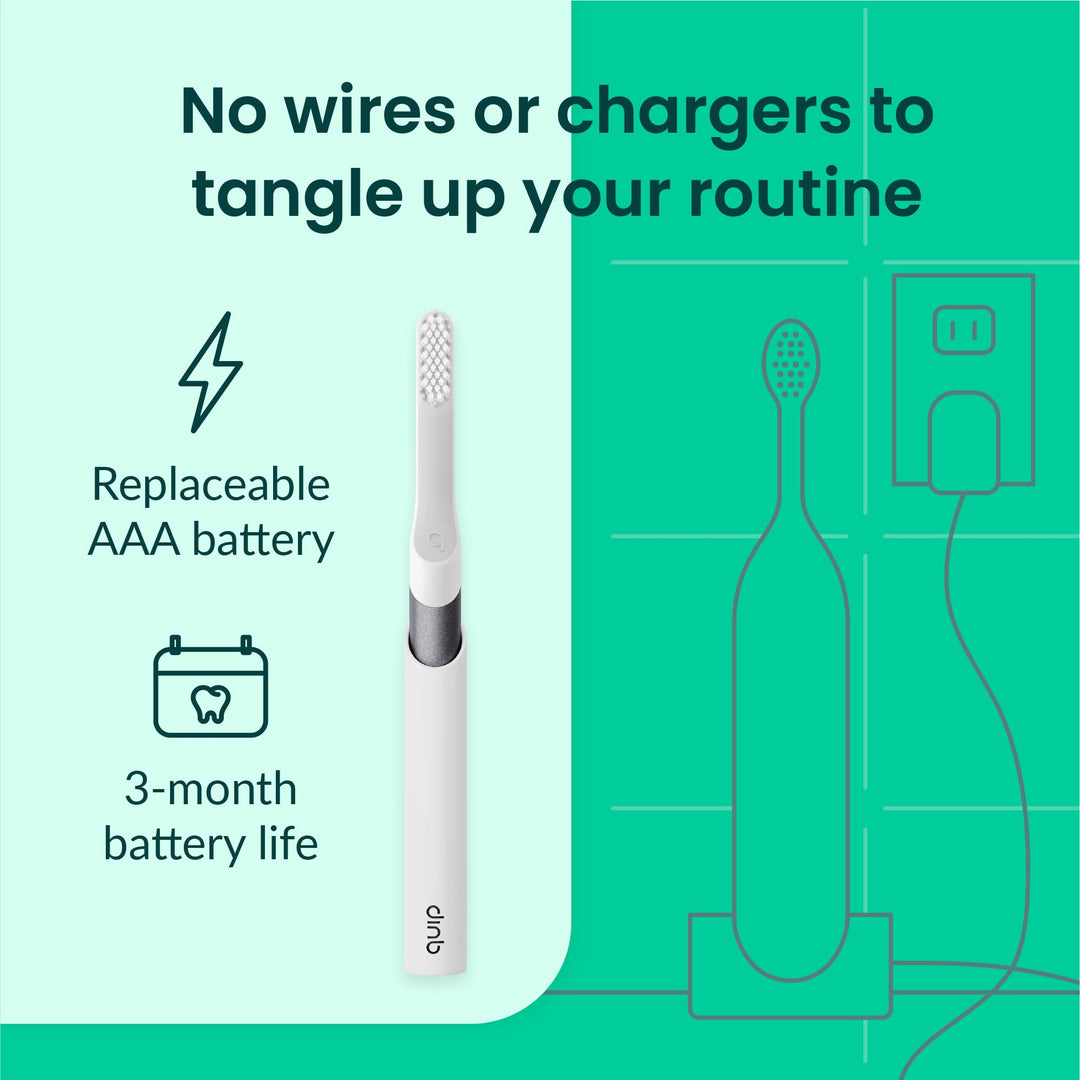 Quip Sonic Toothbrush for Adults - Timed Electric Tooth