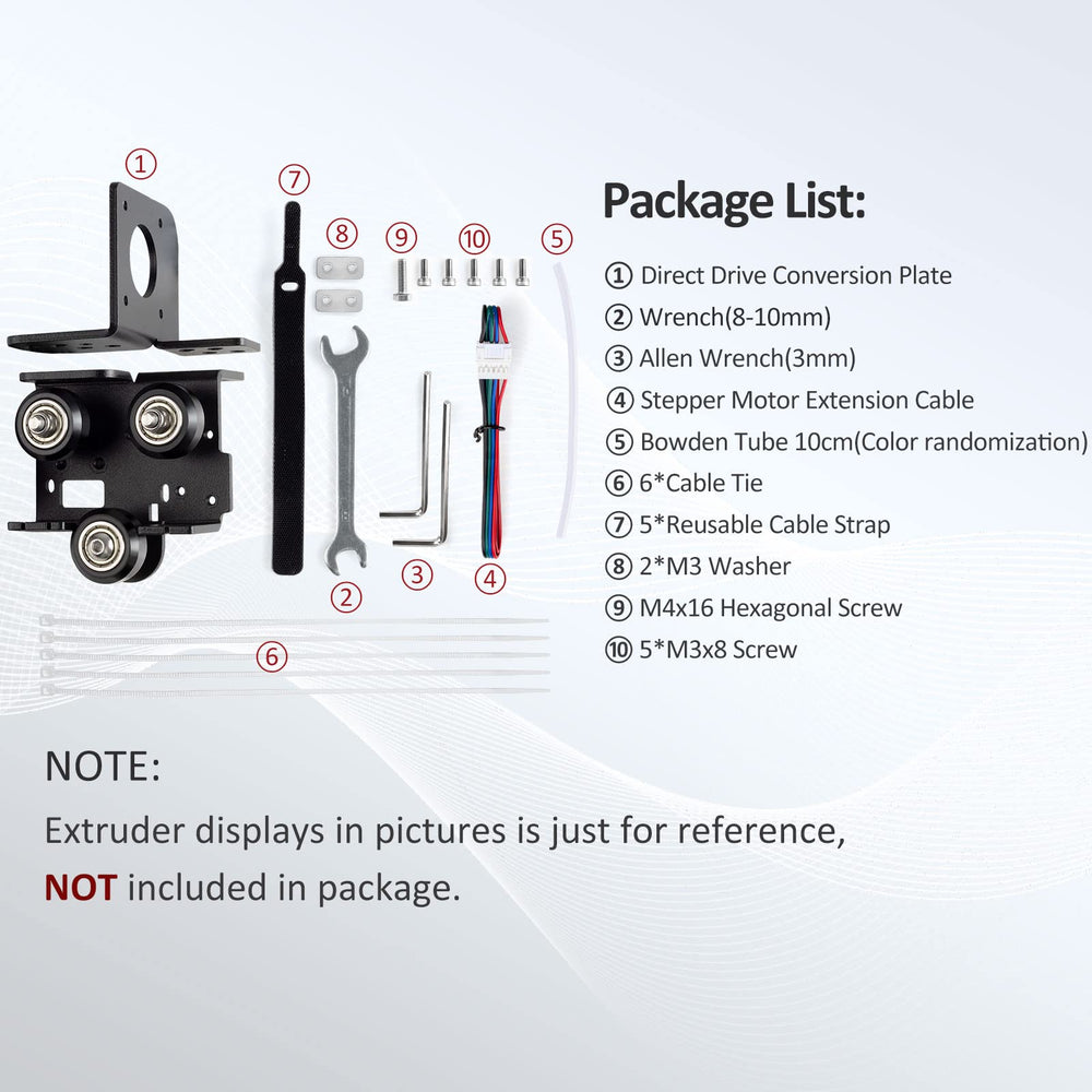 Ender 3 Direct Drive Upgrade Conversion Bracket for Ender 3 V2,Ender 3 Pro and Voxelab Aquila 3D Printer for B-MG&Dual Gear&Bowden Extruder(NOT for Neo Series,Extruder&Hotend NOT Include)