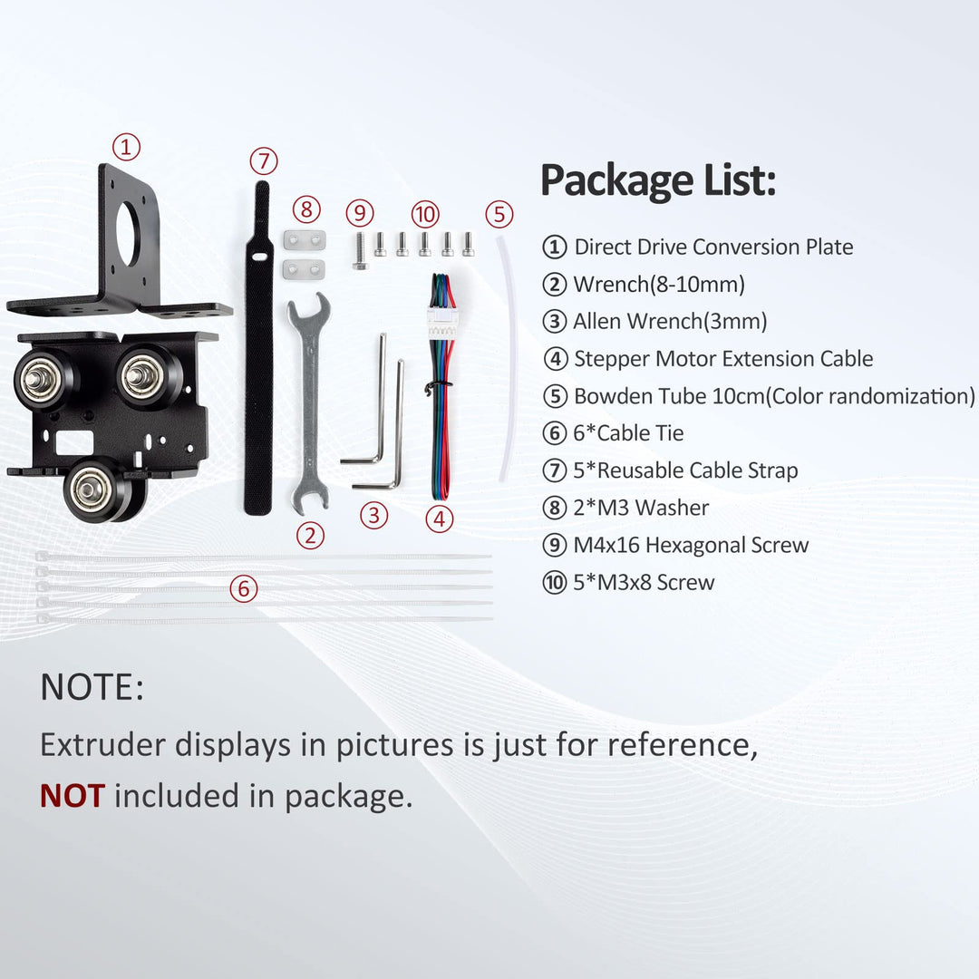 Ender 3 Direct Drive Upgrade Conversion Bracket for Ender 3 V2,Ender 3 Pro and Voxelab Aquila 3D Printer for B-MG&amp;Dual Gear&amp;Bowden Extruder(NOT for Neo Series,Extruder&amp;Hotend NOT Include)