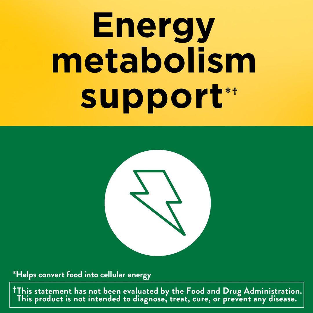 Vitamin B1 100 mg, Dietary Supplement for Energy Metabolism Support, 100 Tablets, 100 Day Supply