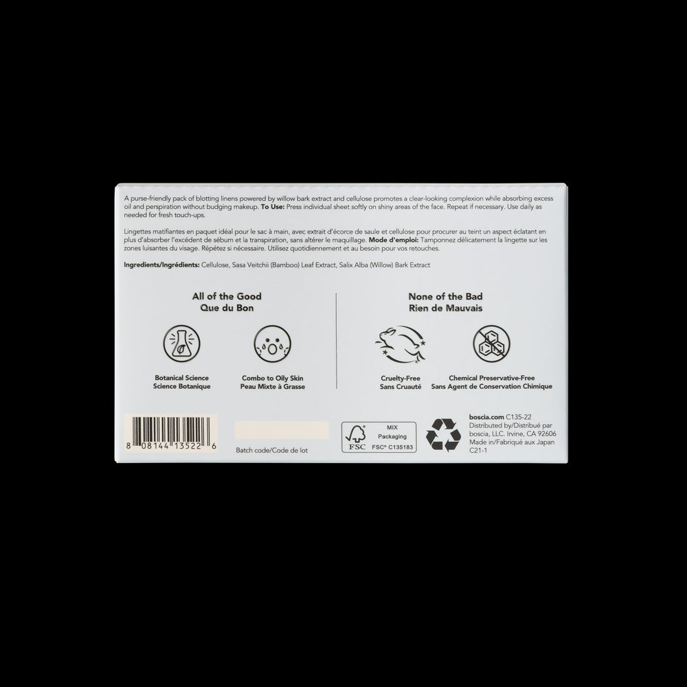 Boscia Clear Complexion Blotting Linens, 100 ct