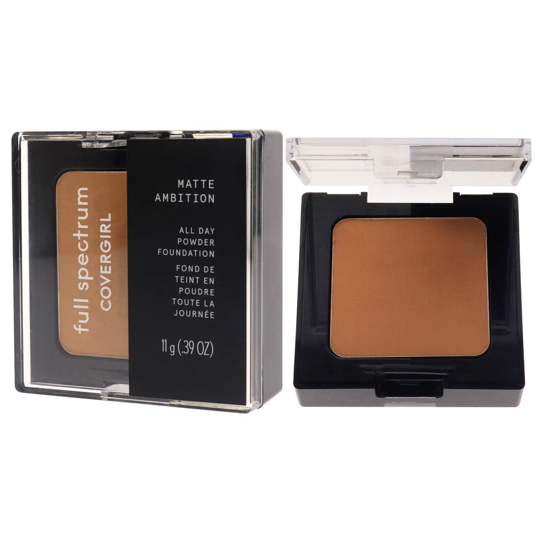 Matte Ambition, All Day Powder Foundation, Medium-tan Neutral, 0.38 Ounce