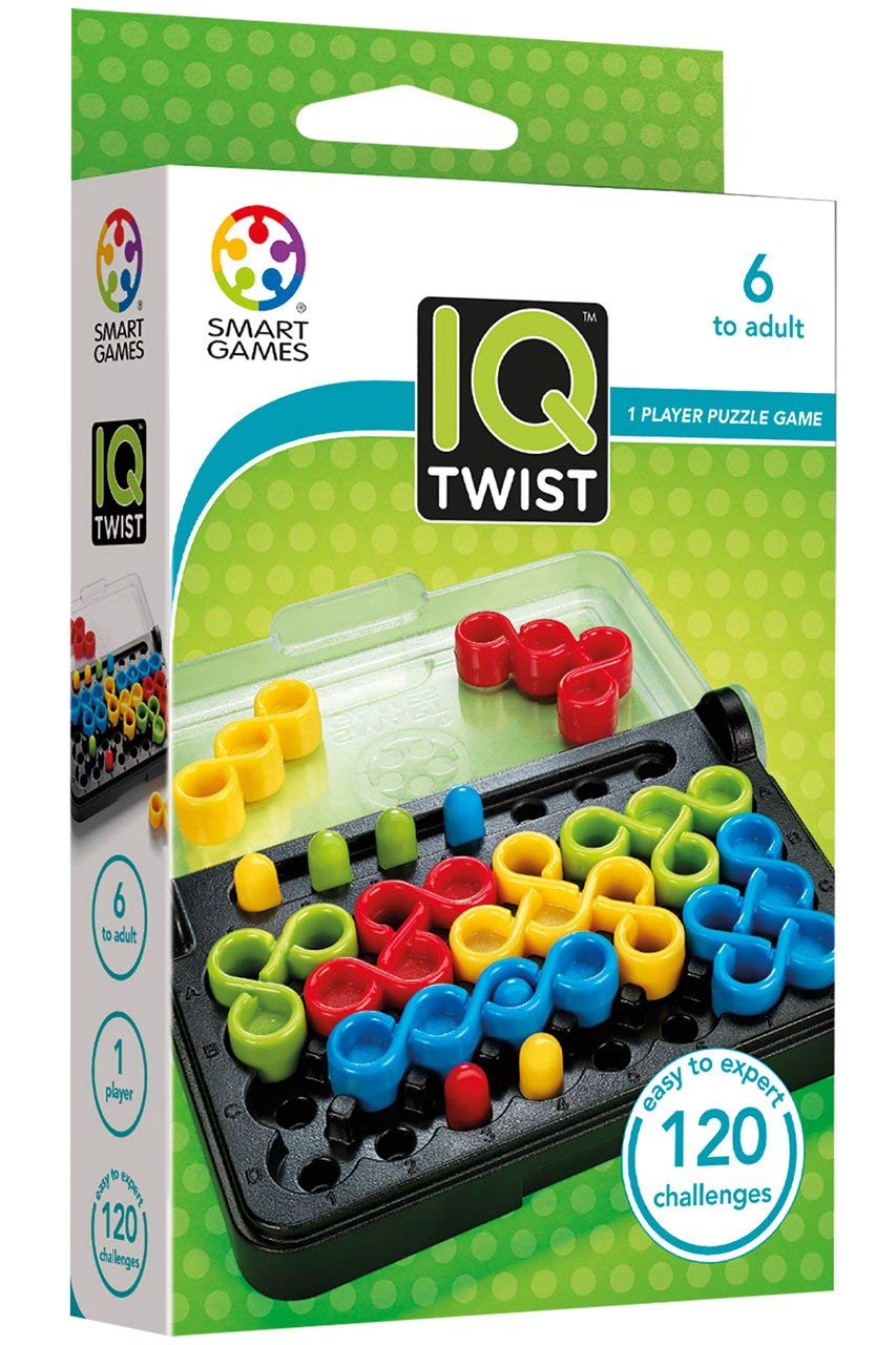 SmartGames IQ Twist, a Travel Game for Kids and Adults,