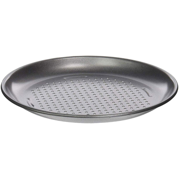 4 Piece Pizza Pan Set, Mini, Steel Gray