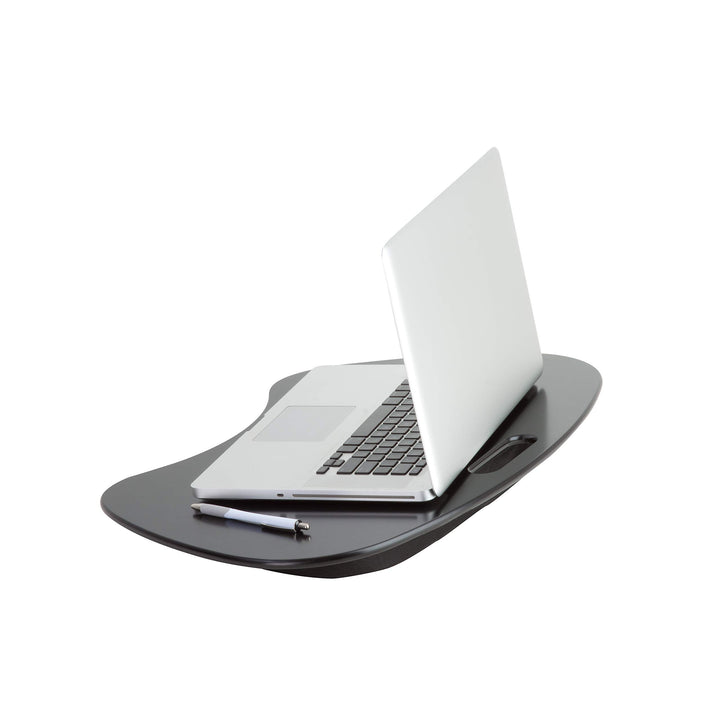 TBL-02869 Portable Laptop Lap Desk with Handle, Black, 23 L x 16 W x 2.5 H