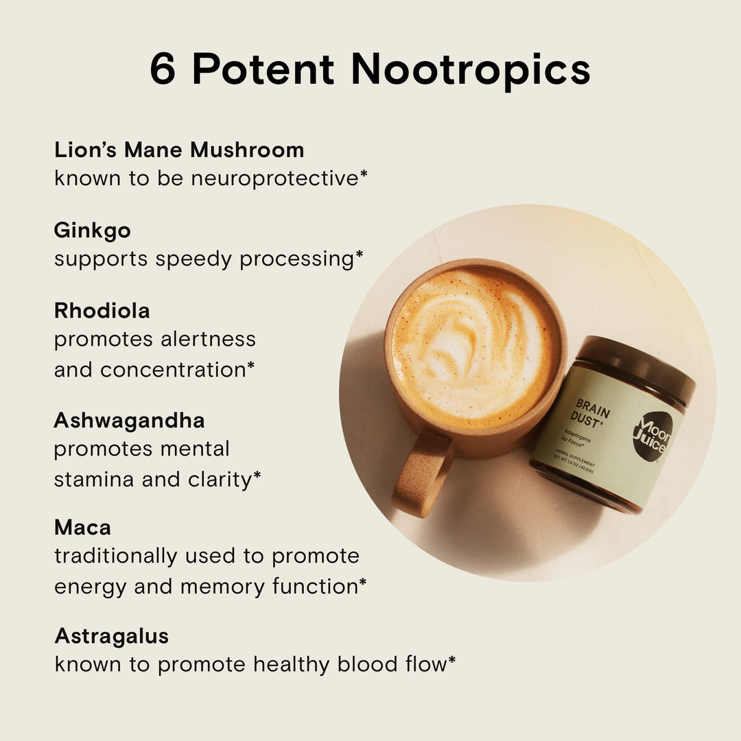 Moon Juice - Brain Dust - Mushroom Powder - Brain Suppl