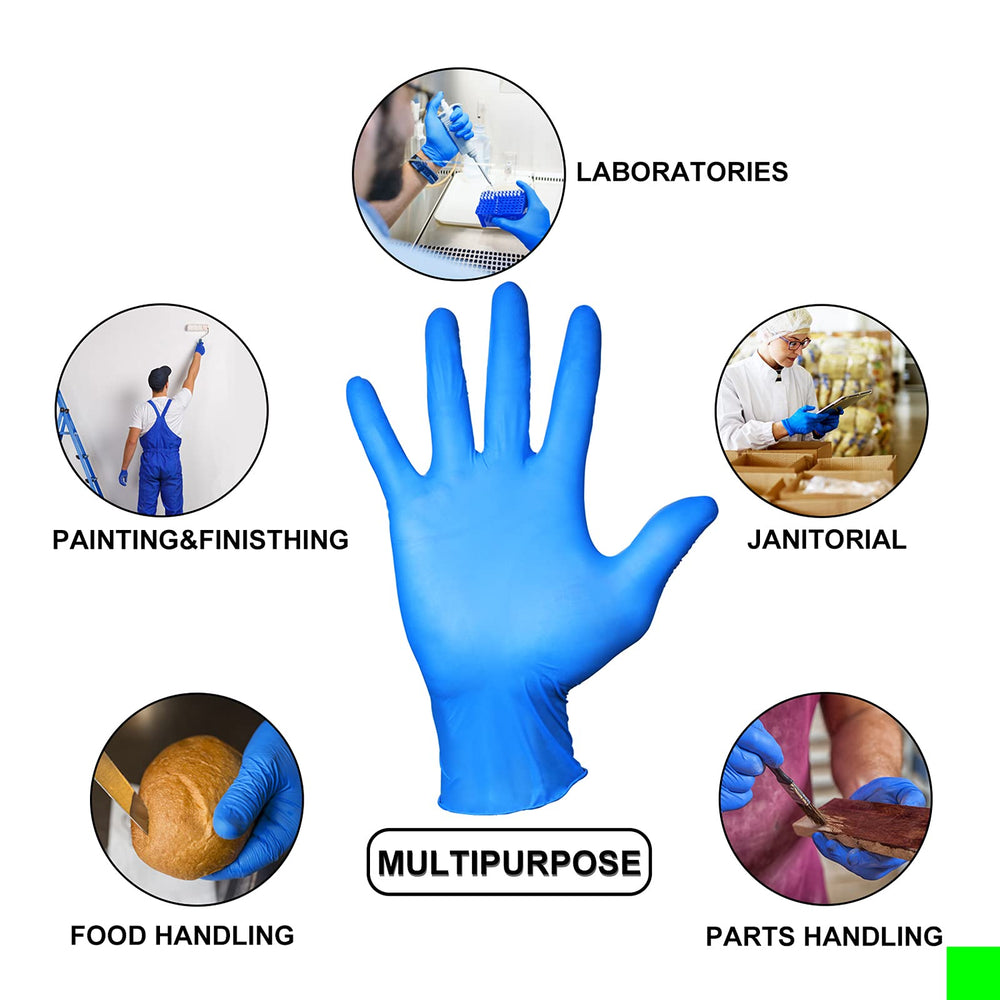 PEIPU Nitrile Gloves Disposable Gloves(Small, 100-Pack)