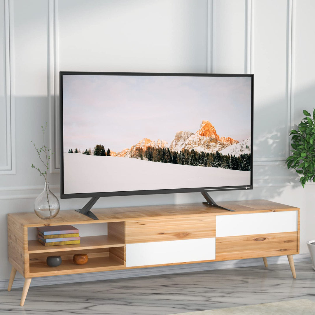 WALI Universal TV Stand 55 inch TV, TV Stand Mount for 