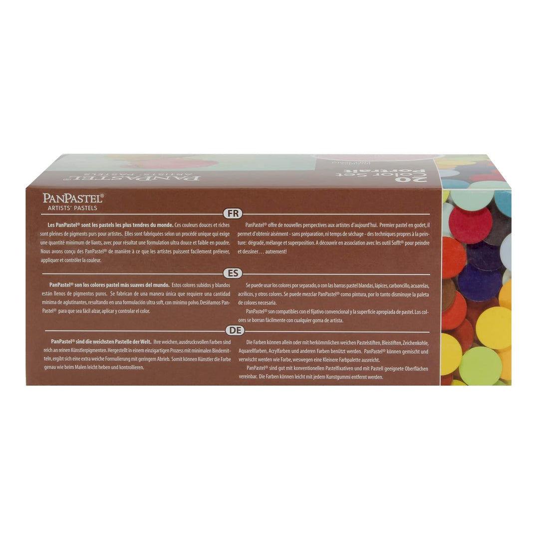 PanPastel Portrait Set, 20 Color, Includes Sofft Tools
