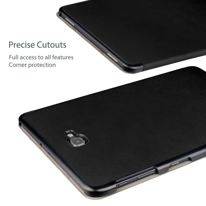 Slim Case for Galaxy Tab A 10.1 2016 SM-T580 T585 T587, Smart Cover Stand Folio Case for Galaxy Tab A 10.1 Inch Tablet -Black