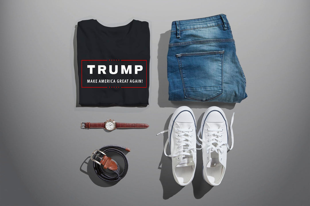 Trump 2024 Make America Great Again T-Shirt Republican Take America Back MAGA Election Tee (Black, Large)