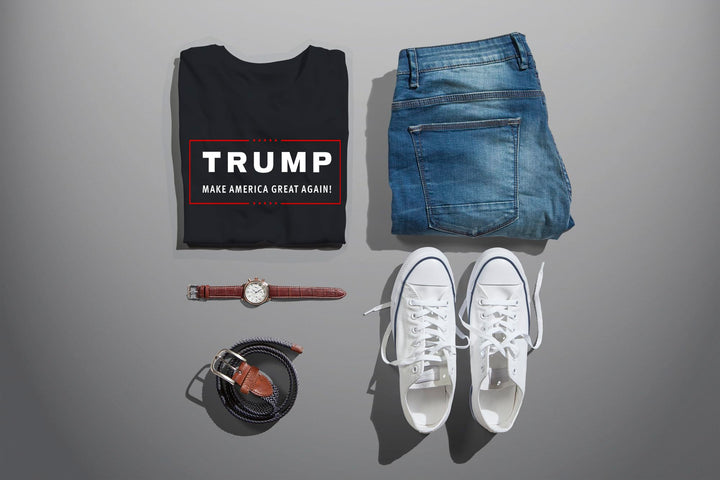 Trump 2024 Make America Great Again T-Shirt Republican Take America Back MAGA Election Tee (Black, Large)