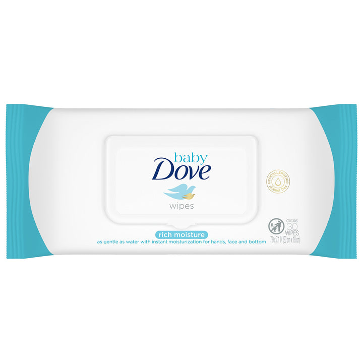 Rich Moisture Hand and Face Wipes -30 Ct