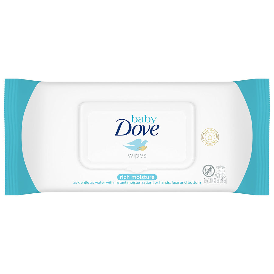 Rich Moisture Hand and Face Wipes -30 Ct
