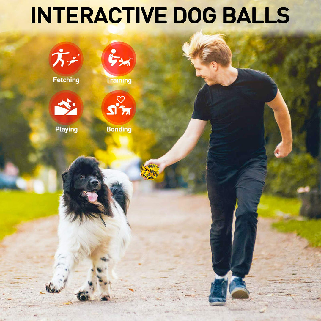 Dog Toys for Aggressive Chewers, Dog Balls for Large Breeds, Heavy Duty Cotton Rope Chew Toys with Tough Twisted for Medium Breeds, 6 Pack Indestructible Chew Toys