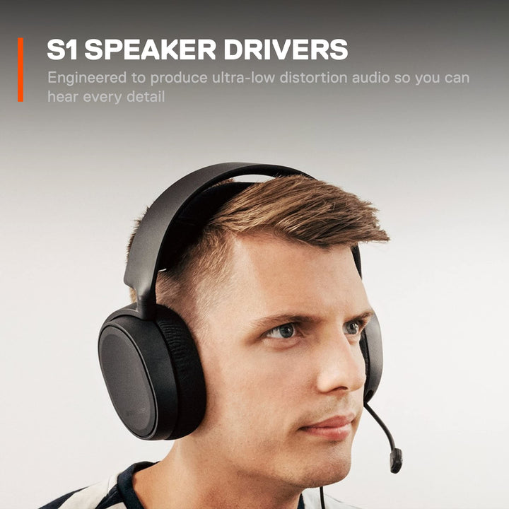 Arctis 3 Console - Stereo Wired Gaming Headset for PlayStation 5 / 4, Xbox Series X|S, Nintendo Switch, VR, Android and iOS - White