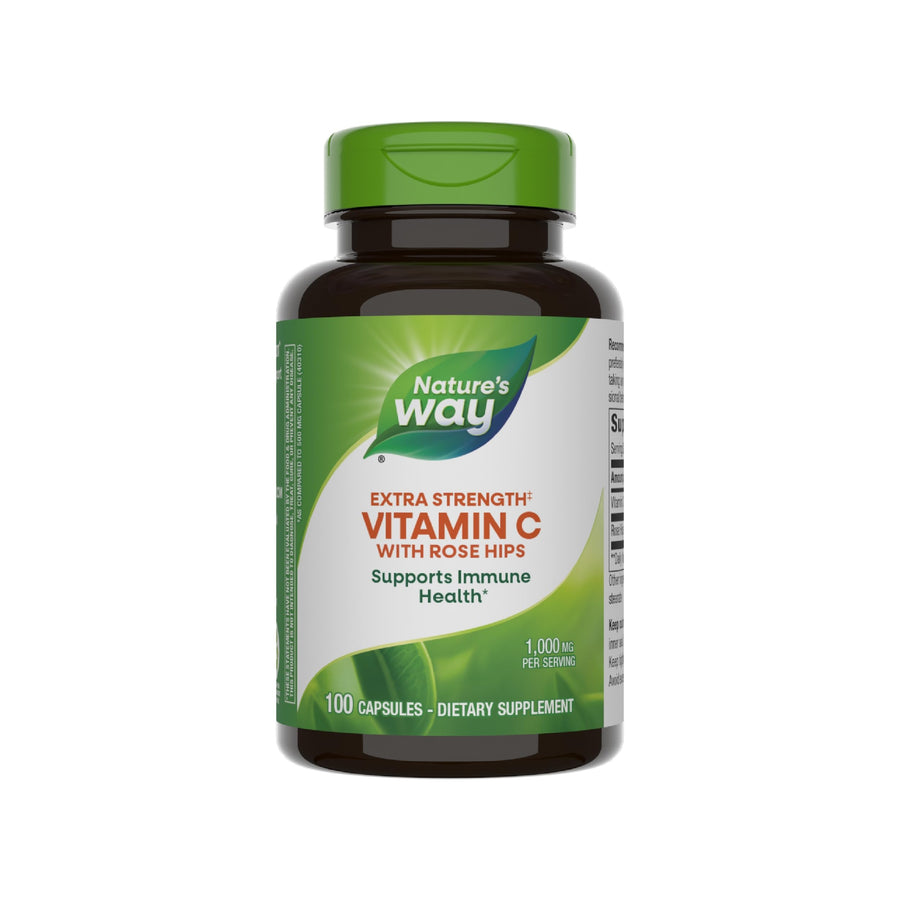 Nature's Way Extra Strength** Vitamin C with Rose H
