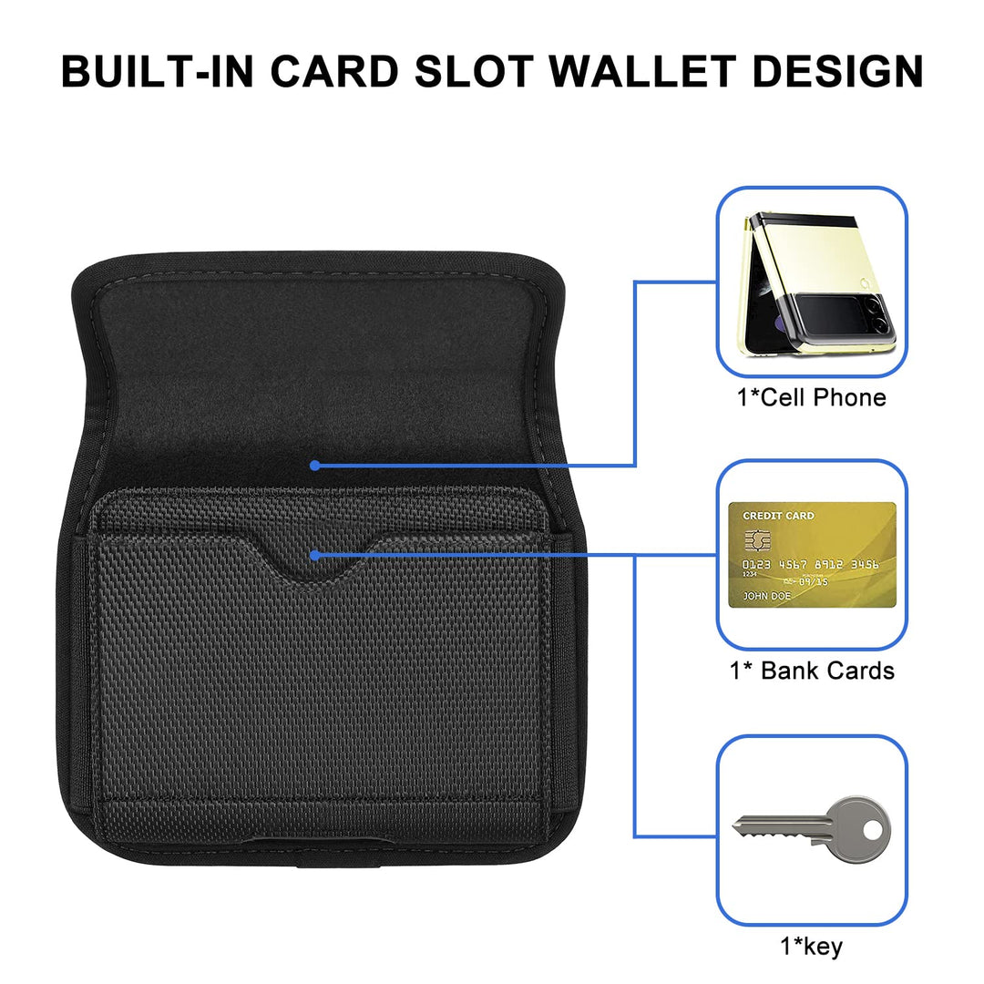 COANJIUO Flip Phone Holste for Samsung Galaxy Z Flip, Z