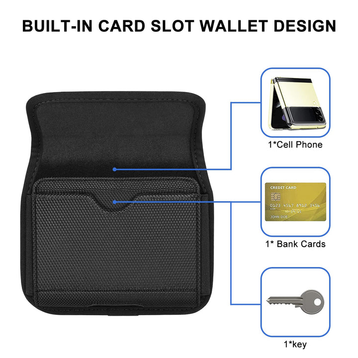 COANJIUO Flip Phone Holste for Samsung Galaxy Z Flip, Z