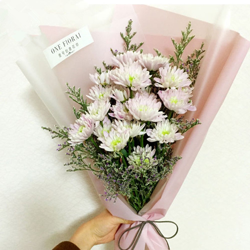 Korean Style Flower Wrapping Paper Floral Bouquet Gift 
