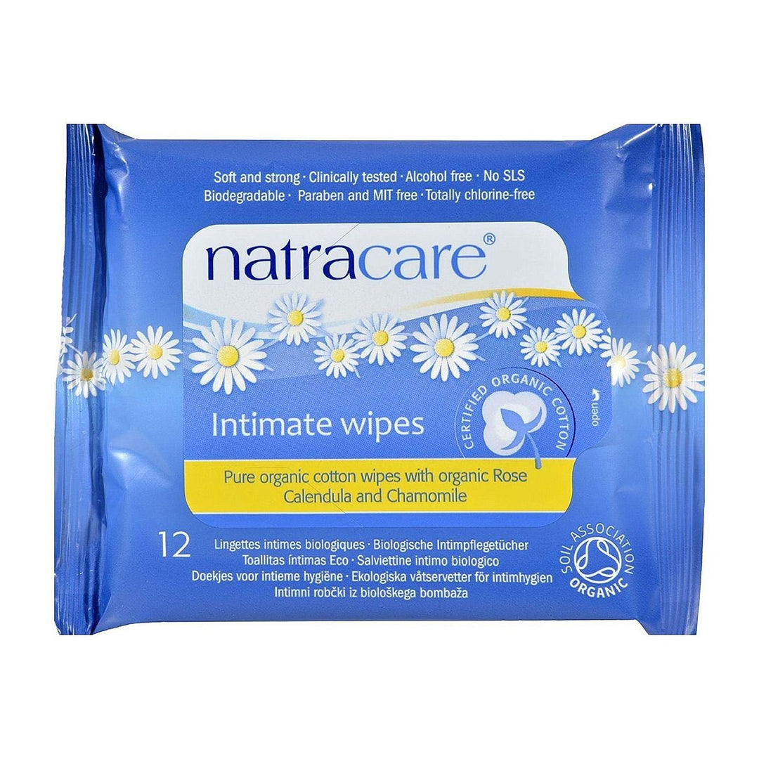 Organic Cotton Intimate Wipes - 12/1 - Packet