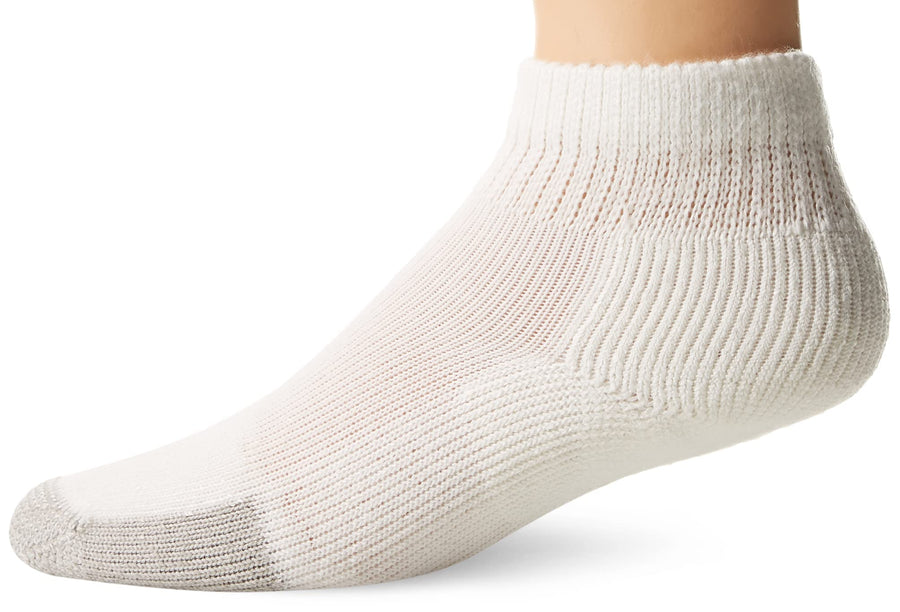 Unisex GMX Golf Padded Ankle Sock, White, Medium