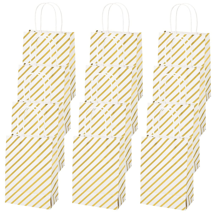 XNX 24 Pack Paper Gift Bags Party Favor Bags Recyclable
