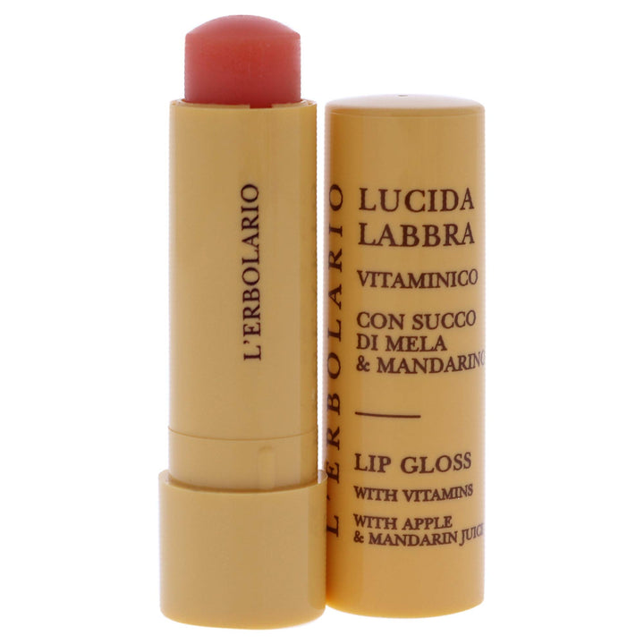 LErbolario Lip Gloss - Apple and Mandarin Juice For Unisex 0.15 oz Lip Balm