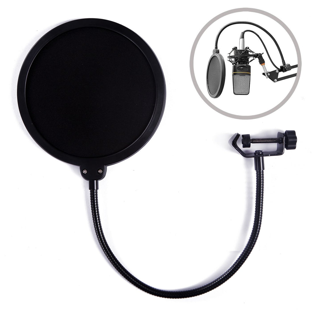 HDE Pop Filter for Mic, Microphone Filters Noise Reduct