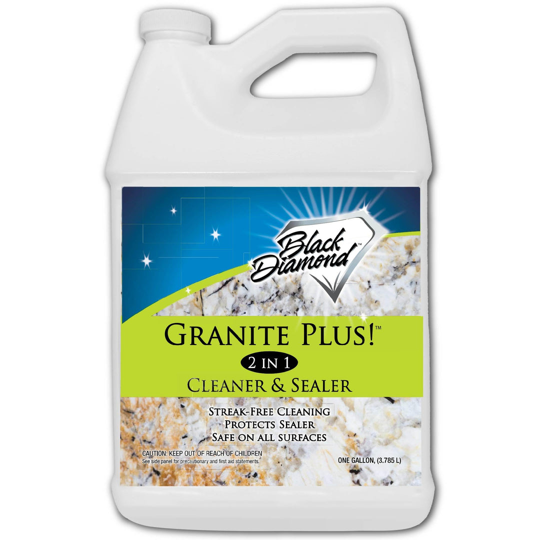 Granite Plus! 2 in 1 Cleaner &amp; Sealer for Granite Marble Travertine Limestone Ready to Use! 1-Gallon AD
