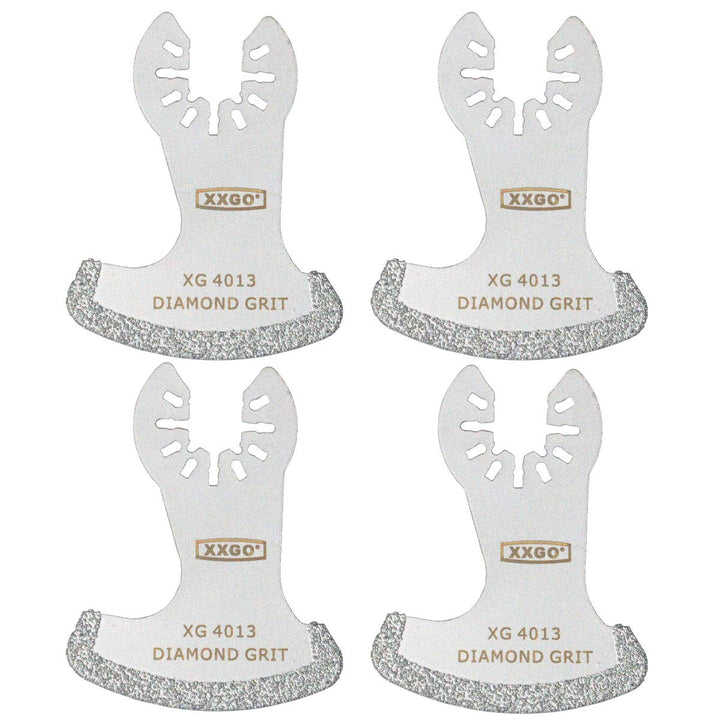 4 Pcs Oscillating Multi Tool Diamond Segment Swing Grit Grout Blades XG4001S