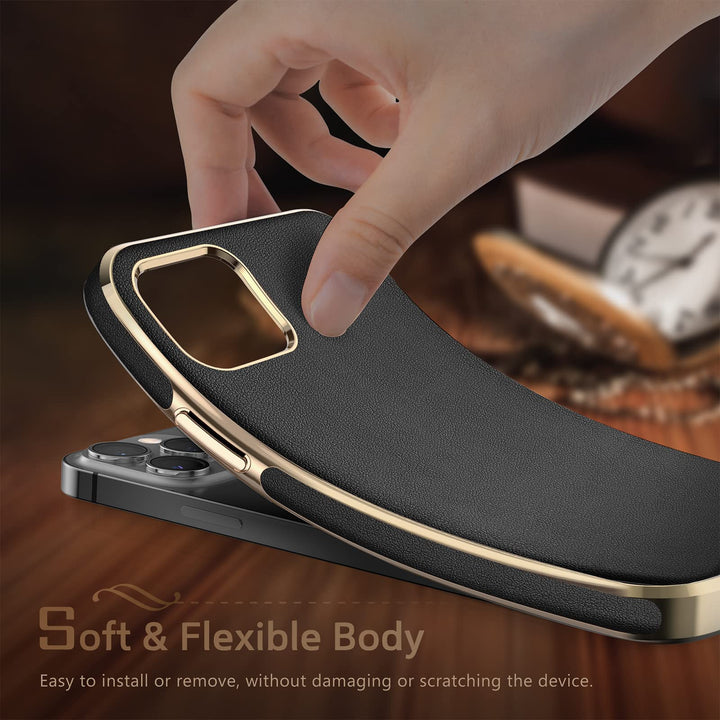 LOHASIC Designed for iPhone 13 Pro Max Leather Case, Pr