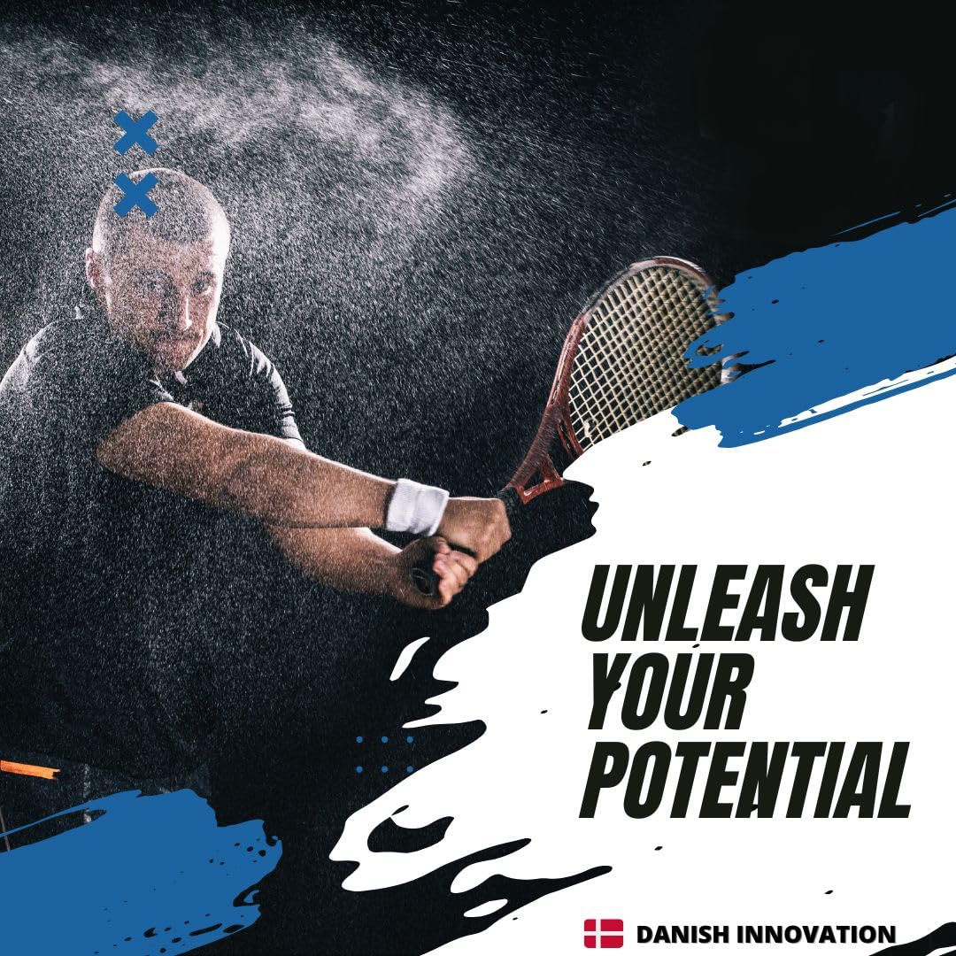 Tennis | Ensures The Correct Grip | The Ultimate Training Equipment &amp; Teaching aid | Danish Innovation | Medium-Right