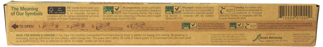 IF YOU CARE 100% Unbleached Silicone Parchment Paper, 7