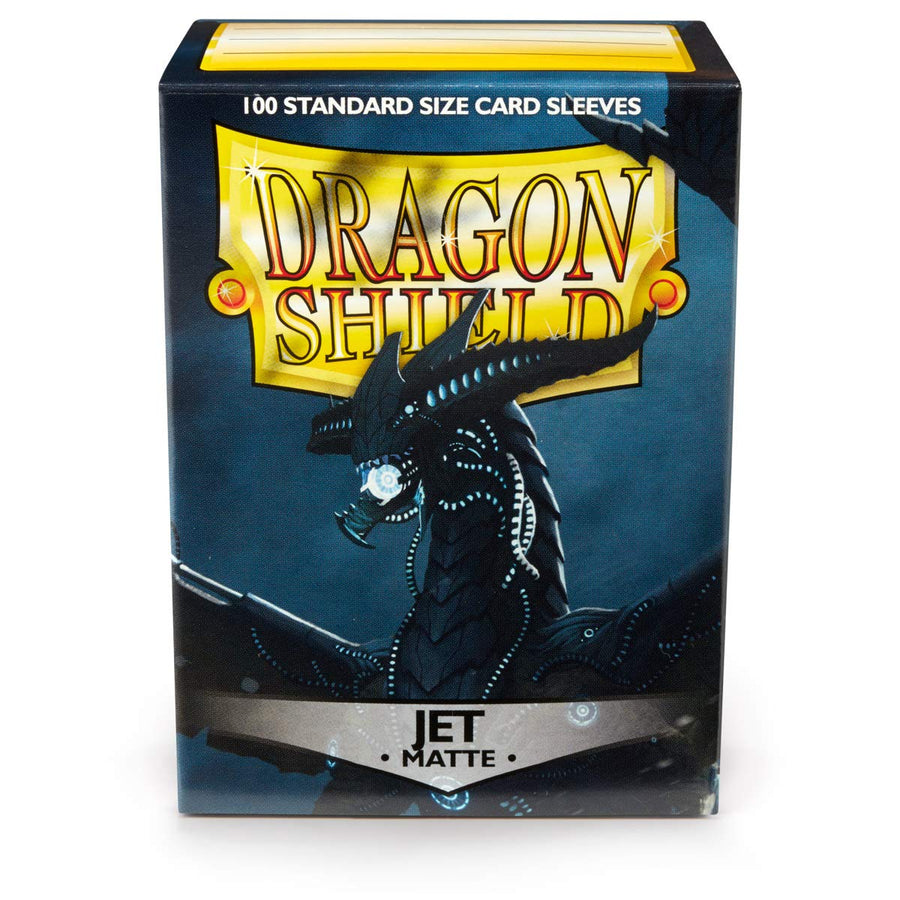 | Standard Size Card Matte Sleeves | 100 CT - Smooth & Tough Premium TCG Sleeves | Compatible with Pokemon, Flesh & Blood, One Piece & Magic The Gathering | Jet Matte