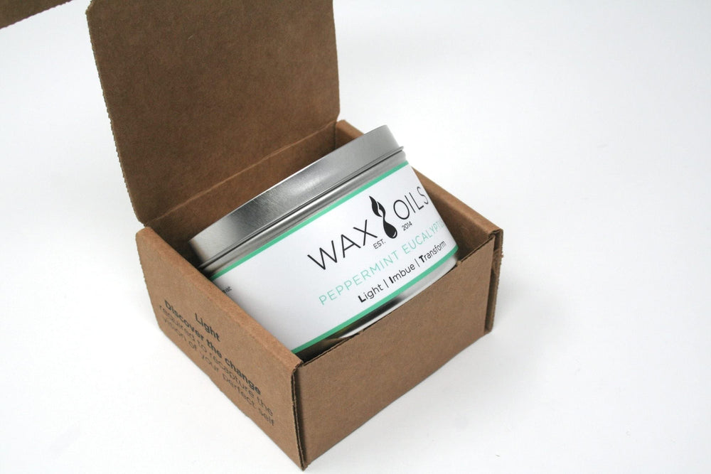 Wax and Oils Soy Wax Aromatherapy Scented Candles, Pepp