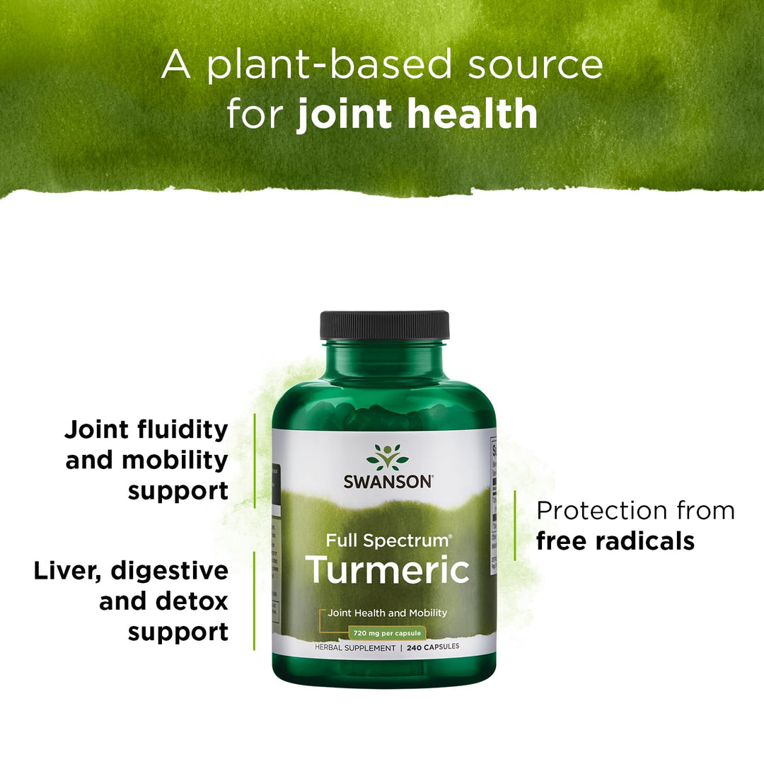Swanson Turmeric Antioxidant, Joint Health, Cardiovascu
