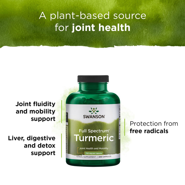 Swanson Turmeric Antioxidant, Joint Health, Cardiovascu