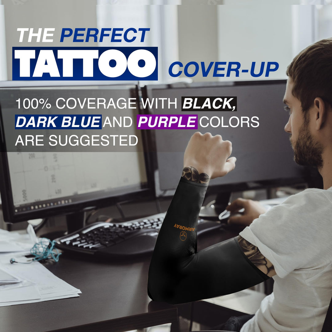 ARMORAY Arm Sleeves for Men - Tattoo Cover Up Sleeves -