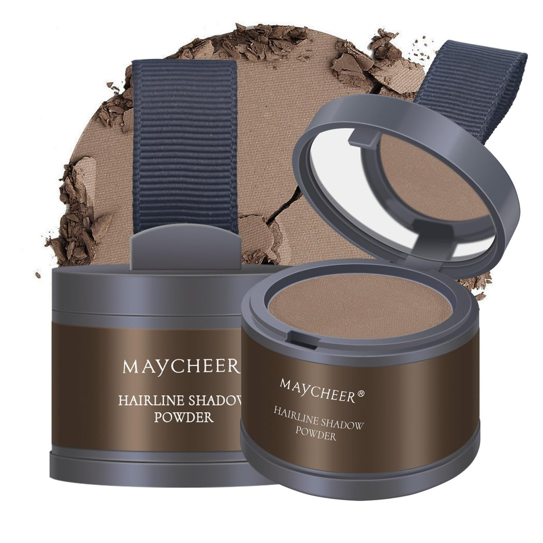 Root Touch Up Powder for Thinning Hair - Hairline Shadow and Gray Coverage #01 Dark Brown