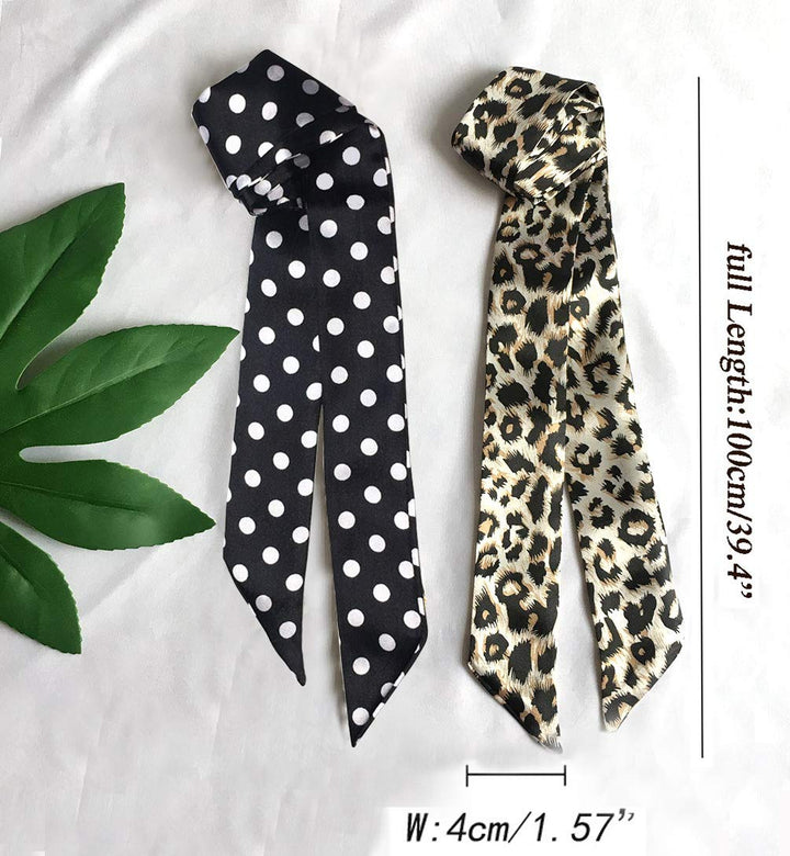 Purple Blue Scarf Bags for Women Handbag Scarfs Band Hair Neck Scarves Fashion Gifts