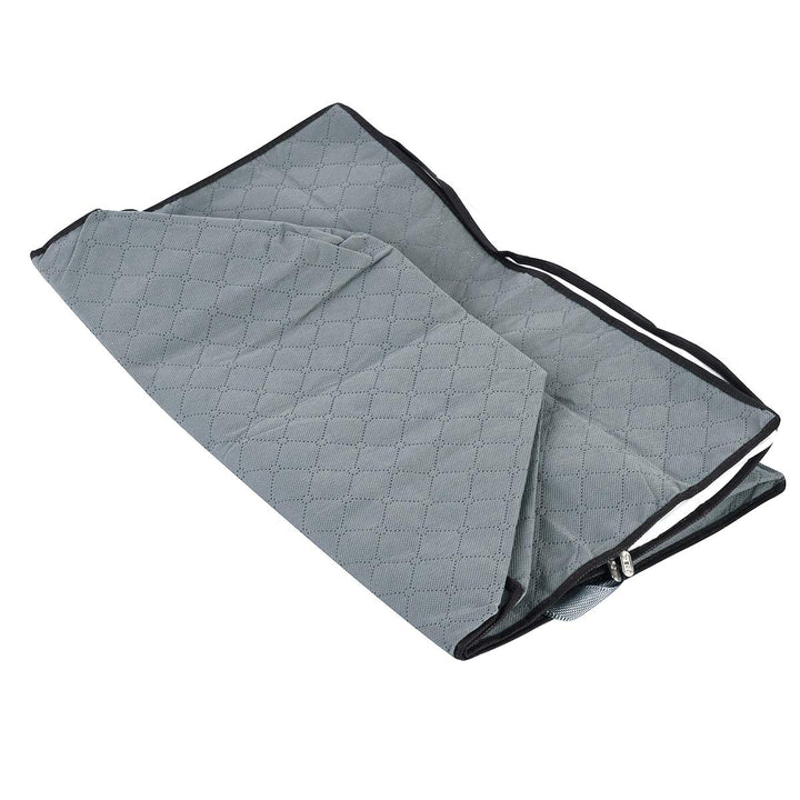 Jumbo Zippered Storage Bag for Closet King Comforter, pillow, quilt, bedding, Clothes, Blanket Organizers with Large Clear Window &amp; Carry Handles Space Saver