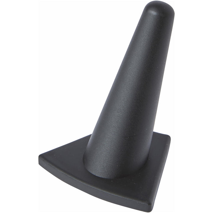 Plymor Black Rubber Ring Finger Display, Single on Tria