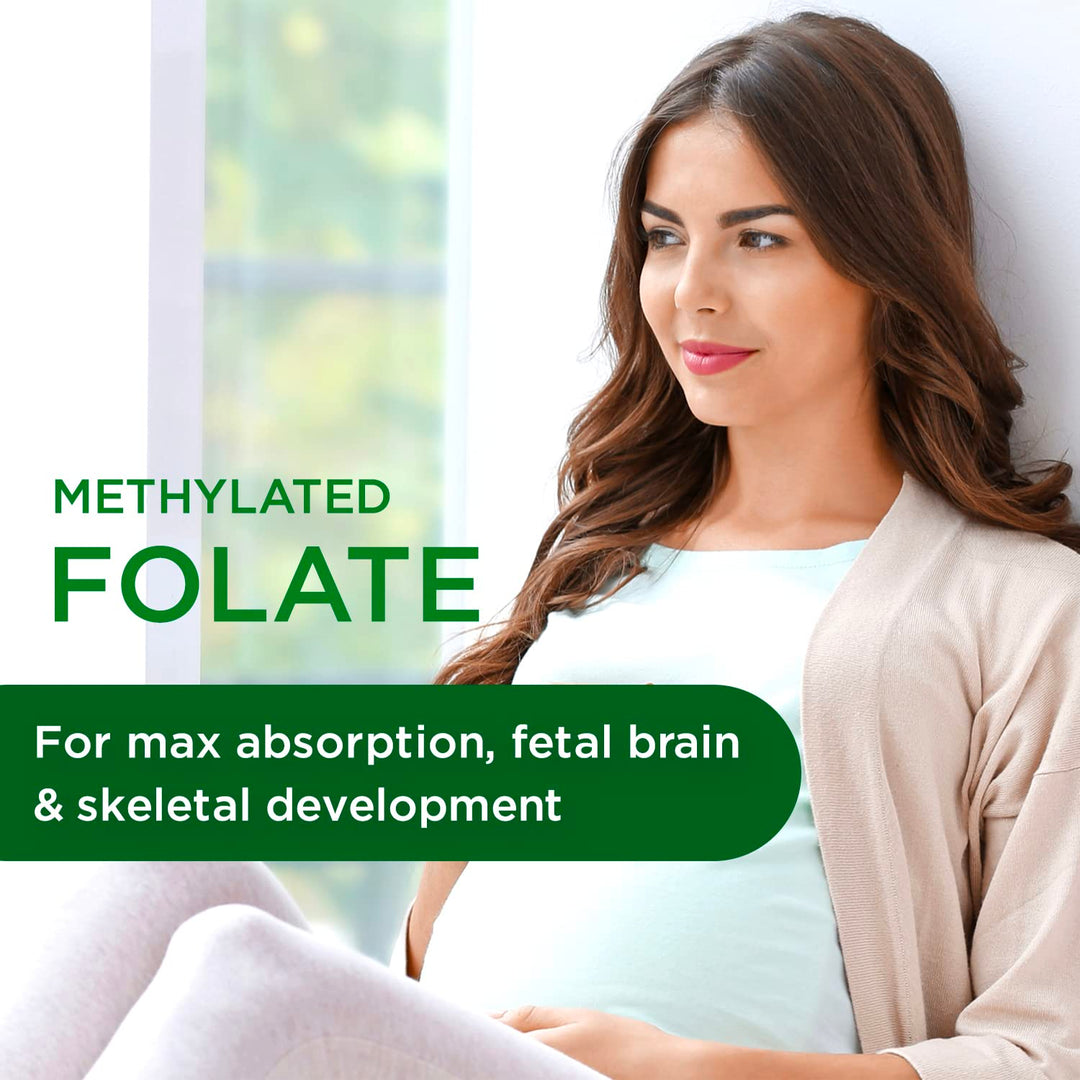 Prenatal Clinical Multi - Prenatal Multivitamin with Methylfolate, Albion Chelated Gentle Iron, Whole-Food Ingredients &amp; More - Soy &amp; Gluten-Free - 120 Vegetable Capsules (30-Day Supply)