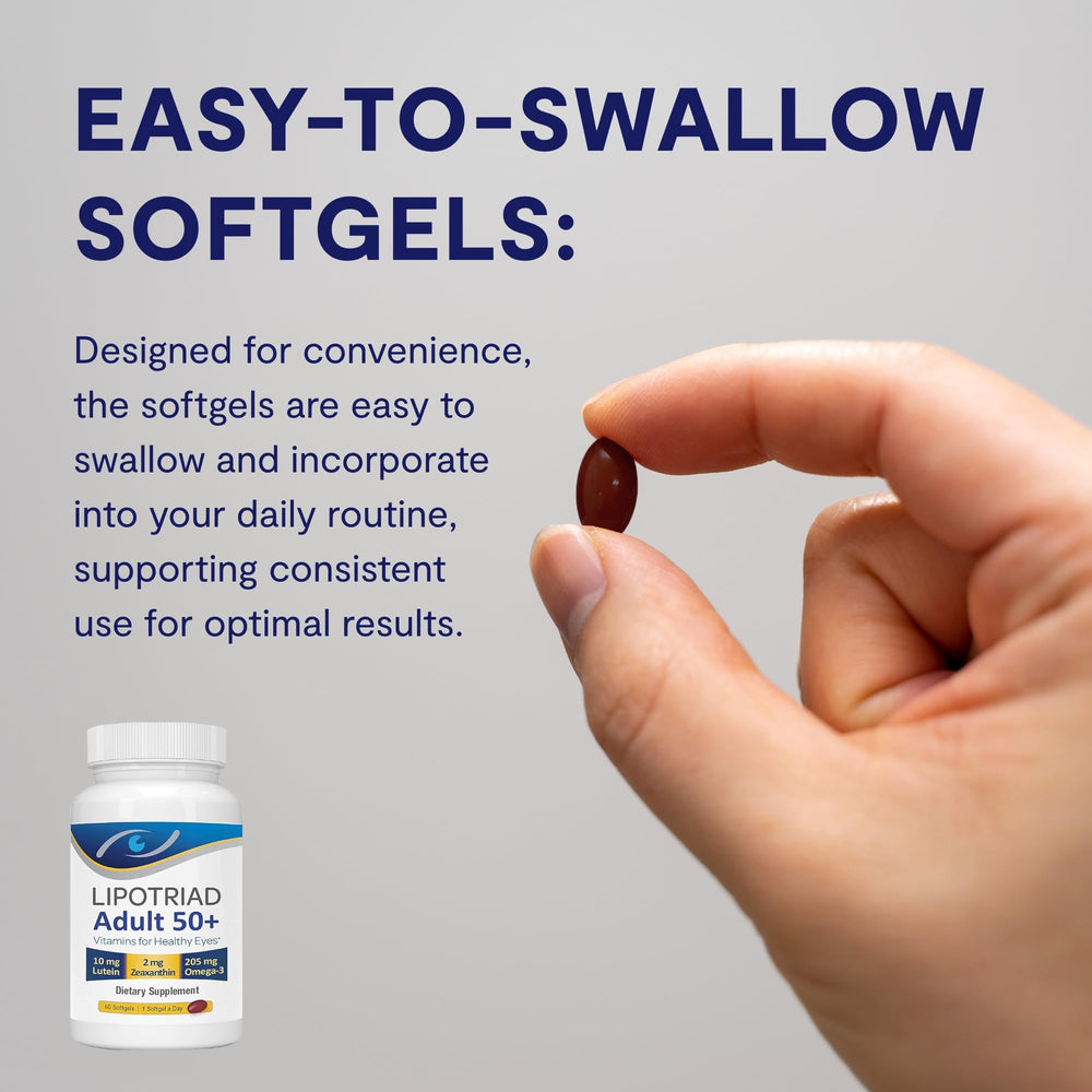 Eye Vitamin and Mineral Supplement with Zinc, Vitamins C & E, Omega 3, Lutein & Zeaxanthin - 60 Count