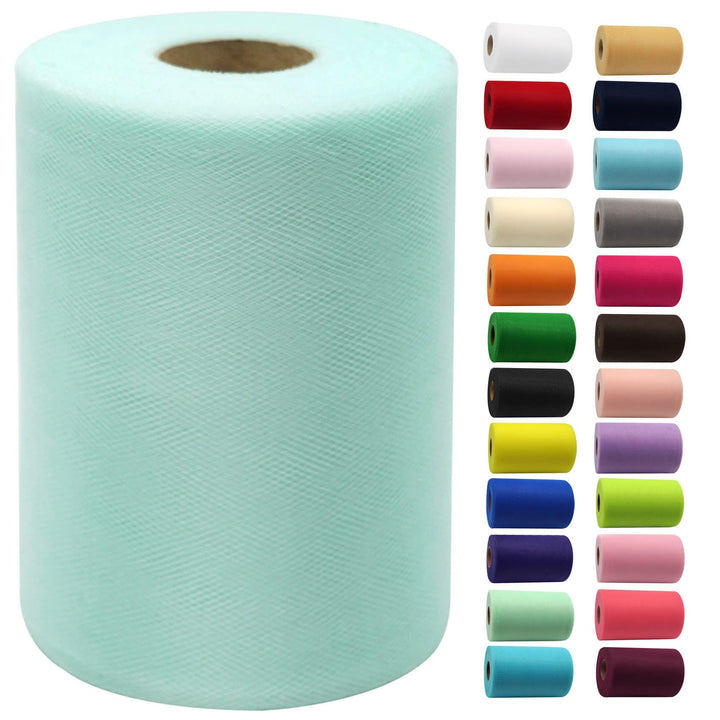 Red Tulle Fabric Rolls 6 Inch by 100 Yards (300 feet) F